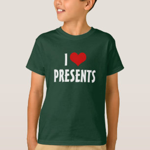 プレゼントを愛してます Tシャツ