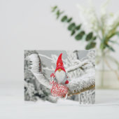 プレゼントを持ったクリスマスの妖精 シーズンポストカード (スタンド正面)