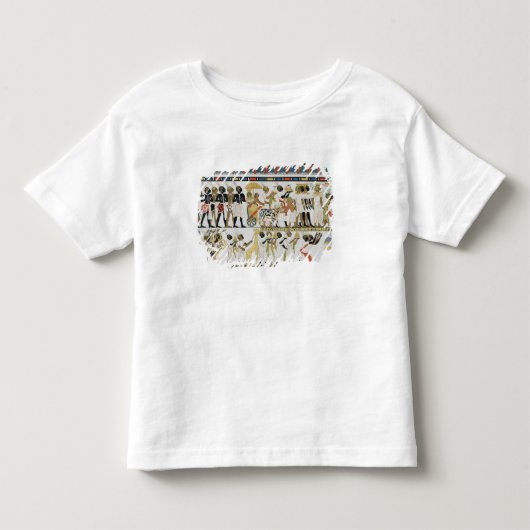 プレゼントを持って来ているNubianの責任者 トドラーTシャツ (正面)