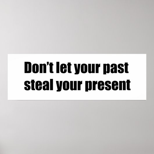 プレゼントを過去に盗ませるな ポスター (正面)