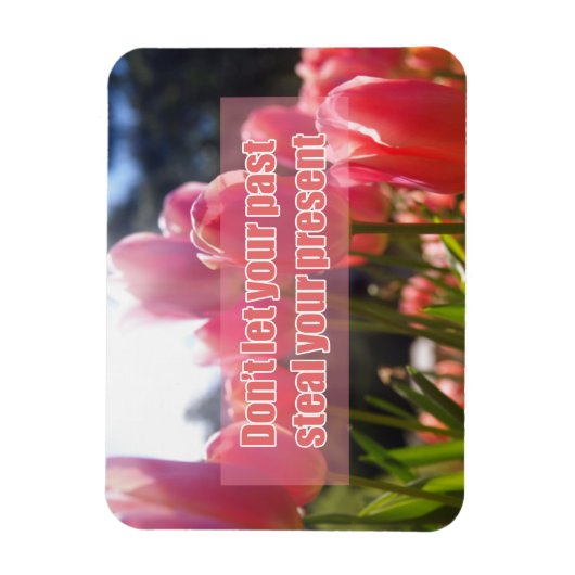 プレゼントを過去に盗ませるな マグネット (縦)