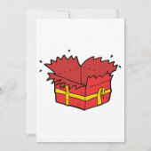 プレゼントを開けろ 招待状 (正面)