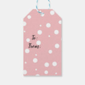 プレゼントイラストレーションクラシッククリスマスラベル ギフトタグ (裏面)