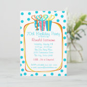 プレゼントギフトパーティー 招待状 (スタンド正面)