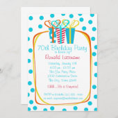 プレゼントギフトパーティー 招待状 (正面/裏面)