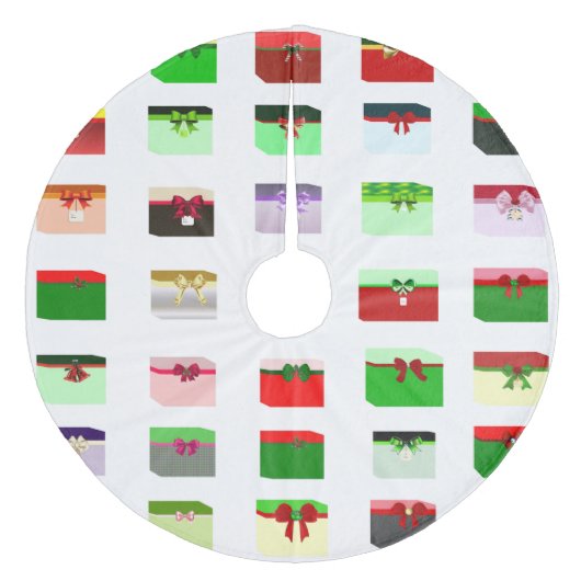 プレゼントクリスマスツリースカート フリース ツリースカート (正面)