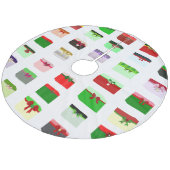 プレゼントクリスマスツリースカート フリース ツリースカート (アングル)