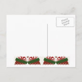 プレゼントクリスマスパーティー インビテーションポストカード (裏面)