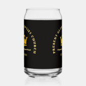 プレゼントグローリーチャーチ印刷された缶ガラス ガラス缶 (右)