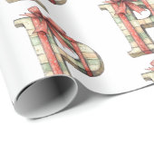 プレゼントレターPクリスマス ラッピングペーパー (ロールコーナー)