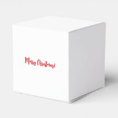 プレゼント付きの可愛い漫画の緑のヘビ。 フェイバーボックス (裏面サイド)