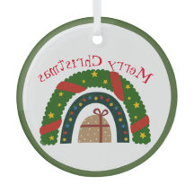 プレゼント付きクリスマスレインボー