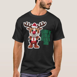 プレゼント付きクリスマス猫たち – フェスティバル穴 Tシャツ
