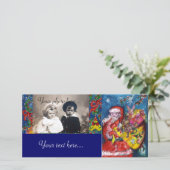 プレゼント付きサンタ シーズンカード (スタンド正面)