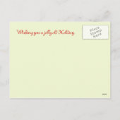 プレゼント付きサンタ シーズンポストカード (裏面)