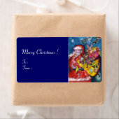 プレゼント付きサンタ ラベル (インサイチュ)