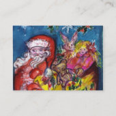 プレゼント付きサンタ 名刺 (裏面)