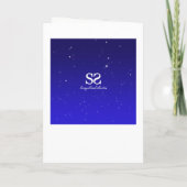 プレゼント付きテディベア – ベビーシャワー用グリーティングカード 招待状 (裏面)