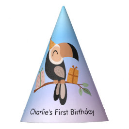 プレゼント付きトゥーカン、誕生日 パーティーハット