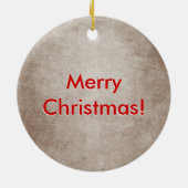 プレゼント付き邪悪なクリスマスバグ – おもしろい休日 セラミックオーナメント (裏面)