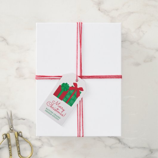 プレゼント会社ギフトラベル ギフトタグ (より糸付き)
