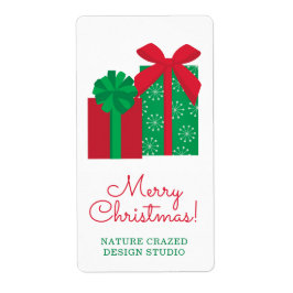 プレゼント会社クリスマスギフトタグ ラベル