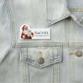 プレゼント名を届けるサンタクロースパーソナライズされた 名札 (インサイチュ)