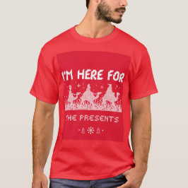プレゼント目当てで来たのさ Tシャツ