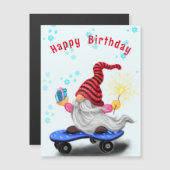プレゼント磁気格言カード付きクリスマス誕生日 (正面/裏面)
