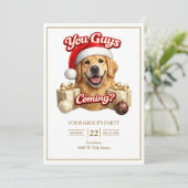 プレゼント貰える？面白いクリスマスパーティー 招待状 (スタンド正面)