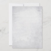 プレゼント赤ちゃんシャワー付き可愛い象男の赤ちゃん 招待状 (裏面)