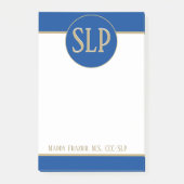 プレゼント!カスタマイズSpeech Pathologistのコメント ポストイット (正面)