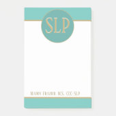 プレゼント!カスタマイズSpeech Pathologistのコメント ポストイット (正面)