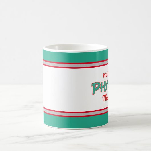 プレゼント!物理セラピストコーヒーマグ コーヒーマグカップ (中央)