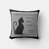 プレゼント!猫好きのかわいいトム装飾用クッション クッション (正面)