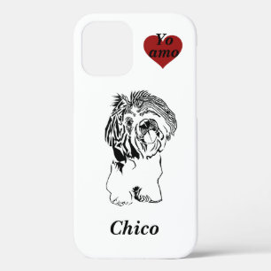 プレゾサフンダペルソナリザダシーズー(犬)Tzu iPhone 12ケース