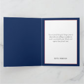 プレッシャーでダイアモンドを祝うカード サンキューカード (内部)