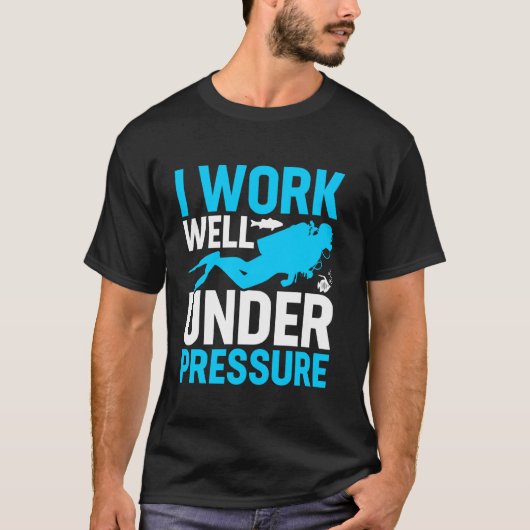 プレッシャー下でもうまくやれる　すばダイバー Tシャツ (正面)