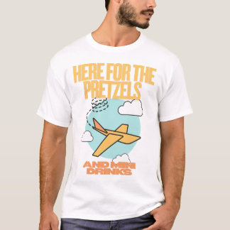 プレッツェルとミニドリンク目当て Tシャツ