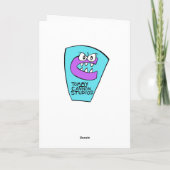 プレッツェルの挨拶状 カード (裏面)