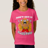 プレッツェルをねじって怒いろ Tシャツ (正面)