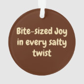 プレッツェルアイコン オーナメント (裏面)