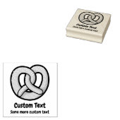 プレッツェルアイコン ラバースタンプ (押印)