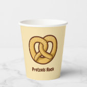 プレッツェルアイコン 紙コップ (正面)