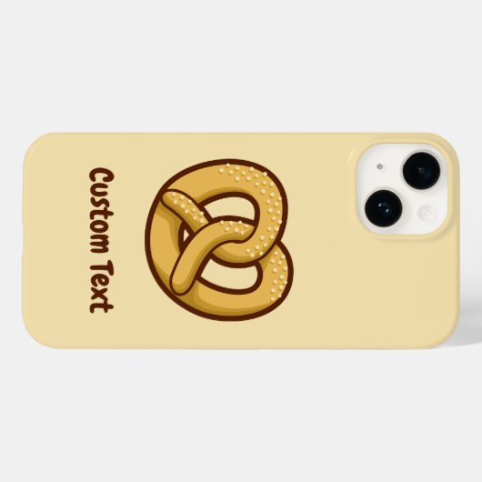 プレッツェルアイコン Case-Mate iPhoneケース (裏面 (横))