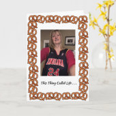 プレッツェルカードDeb's Retirement edition 2 カード (黄色い花)