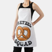 プレッツェルスクーおもしろいドオクトーバーフェストプレッツェルラバーガーデム エプロン (インサイチュ)