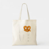 プレッツェルデイオフィス衣服のプレッツェルおもしろいが大好き トートバッグ (裏面)