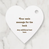 プレッツェルノットを結んだ – おもしろいパン&ベーキングをテーマにした フェイバータグ (裏面)