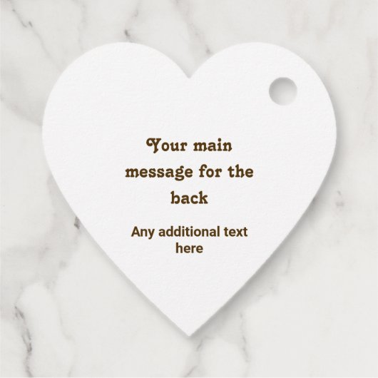 プレッツェルノットを結んだ – おもしろいパン&ベーキングをテーマにした フェイバータグ (裏面)